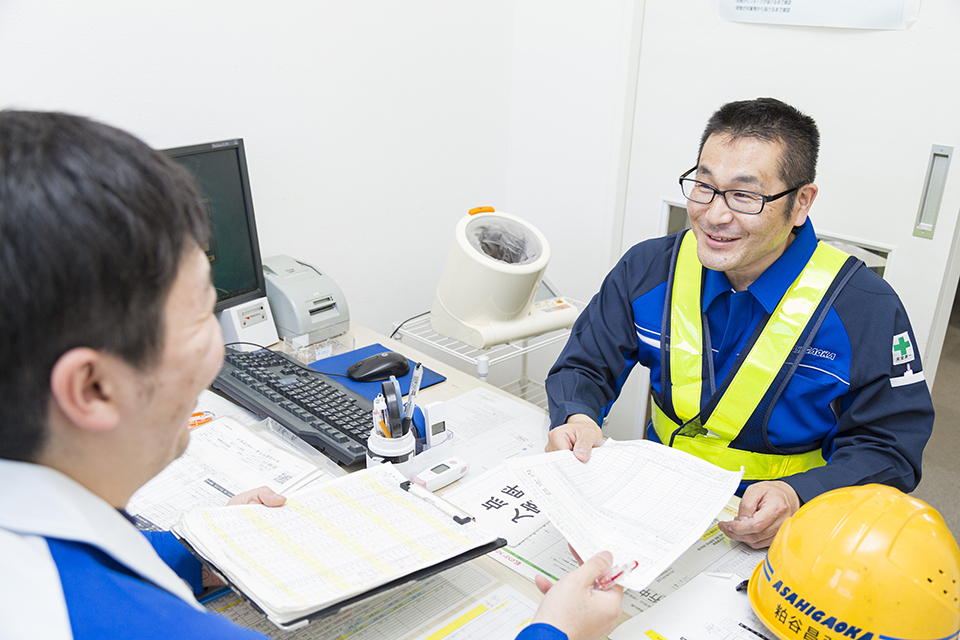 個室での点呼なので、配車担当にいろんな相談ができます